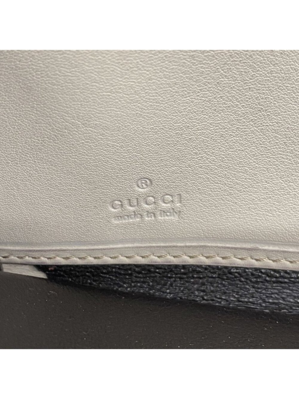 Gucci Wallet Guccissima Leather Beige Gold - Picture 4 of 9